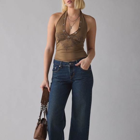 Urban Outfitters Brown Embellished Camisole - Picture 3 of 5